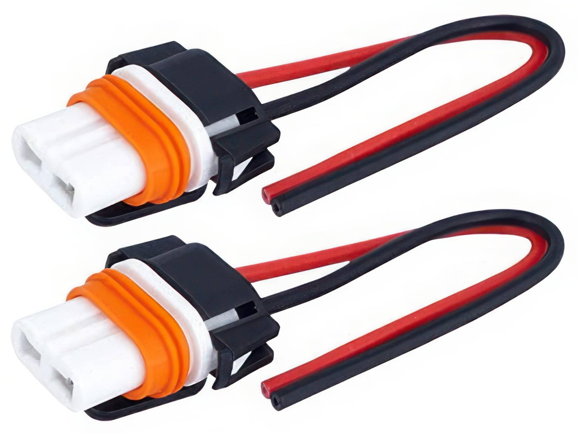2x 9005 Hb3 Scheinwerfer Lampenfassung Anschlusskabel, gerader Keramik Riloer 12/24V Lampenfassungsanschluss, passend für die meisten Autos von Riloer