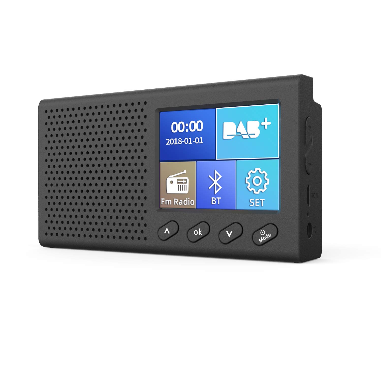 DAB/DAB + Digital und FM Radio, Riloer tragbarer drahtloser DAB Radio MP3 Musik Player von zum Angeln Reisen Camping Radfahren von Riloer