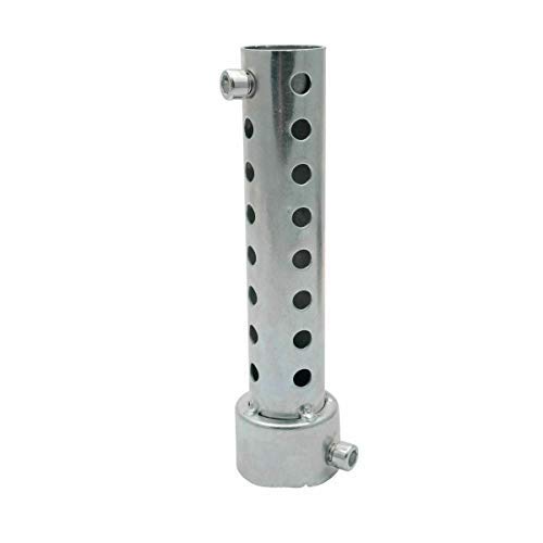LanCo 1X Motorrad Universal Auspuff Schalldämpfer DB Killer Auspuff Schalldämpfer 35mm Silber von Riloer