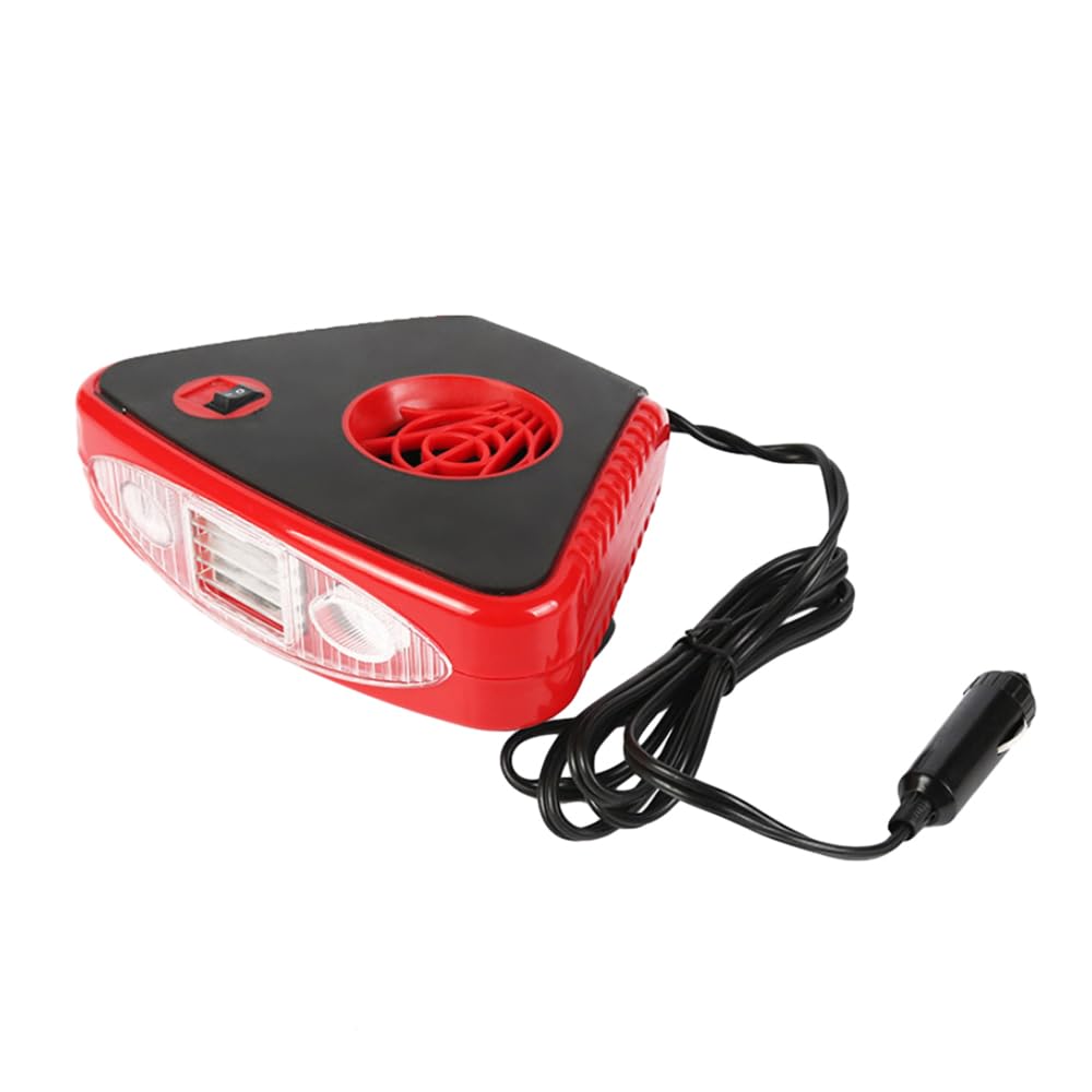 Riloer 150W 12V Autoheizung Elektrischer Heizlüfter Auto-Windschutzscheiben-Entfroster mit klappbarem Griff mit LED-Taschenlampe Riloer 150W 12V Autoheizung Elektrischer Heizlüfter Auto-Windschutzscheiben-Entfroster mit klappbarem Griff mit LED-Taschenlampe von Riloer