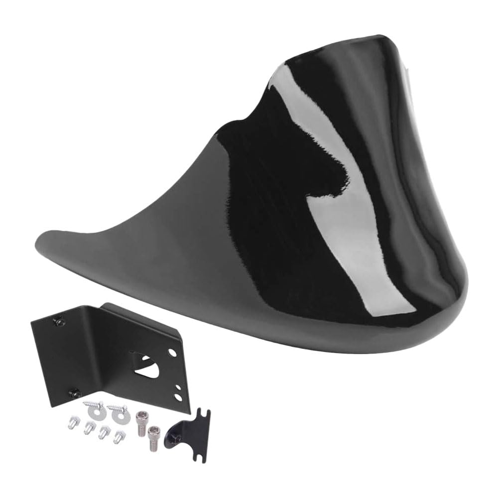Riloer 1x Schwarz Frontspoiler unten Schutzblech, Air Dam Kinnverkleidung Kompatibel mit Ha-rley Sportster 1200 883 Iron XL 2004-2020, schwarz glänzend Riloer 1x Schwarz Frontspoiler unten Schutzblech, Air Dam Kinnverkleidung Kompatibel mit Ha-rley Sportster 1200 883 Iron XL 2004-2020, schwarz glänzend von Riloer