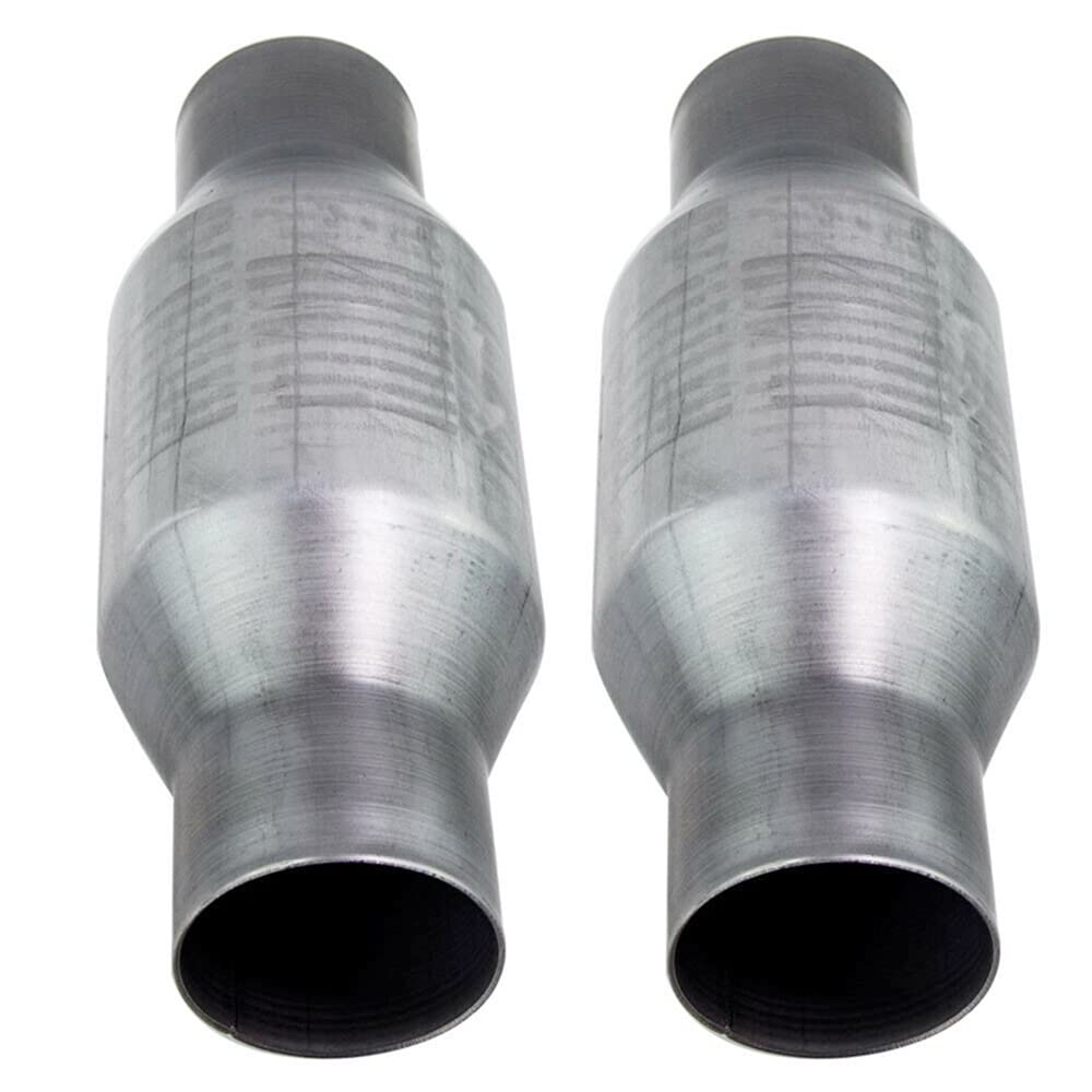 Riloer 2,5 Zoll für Universal-High-Flow-Edelstahl-Katalysator für Fahrzeuge vor Modelljahr 1998, Teilenummer: 410250 Riloer 2,5 Zoll für Universal-High-Flow-Edelstahl-Katalysator für Fahrzeuge vor Modelljahr 1998, Teilenummer: 410250 von Riloer