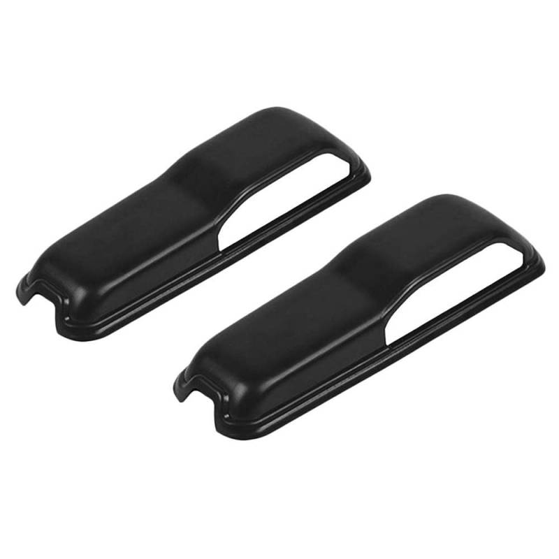 Riloer 2 stücke Schwarz Auto Motorhaube Scharnier Abdeckung Trim Dekoration kompatibel mit Jeep Wrangler JL JLU 2018-2021 von Riloer