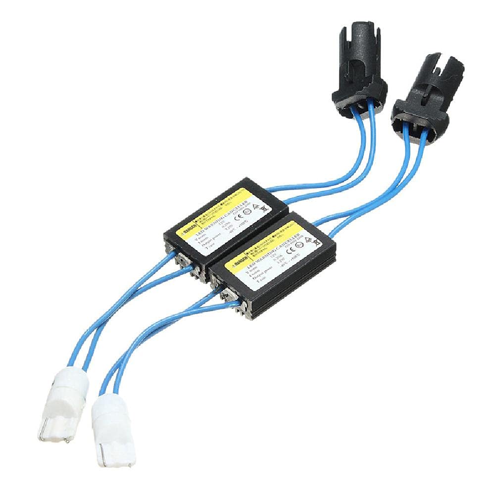 Riloer 2x LED-Warndecoder, T10 W5W OCB Fehlerfreier Lastwiderstandsunterdrücker von Riloer