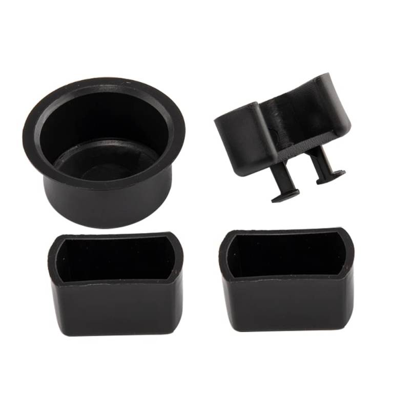 Riloer 4x Heckklappenscharnier-Drehbuchsen-Einsatzsatz für D0DGE R-AM 1500 2500 3500, für F0RD, Teilenummer 55274936AC, E7TZ 99430B22-A von Riloer