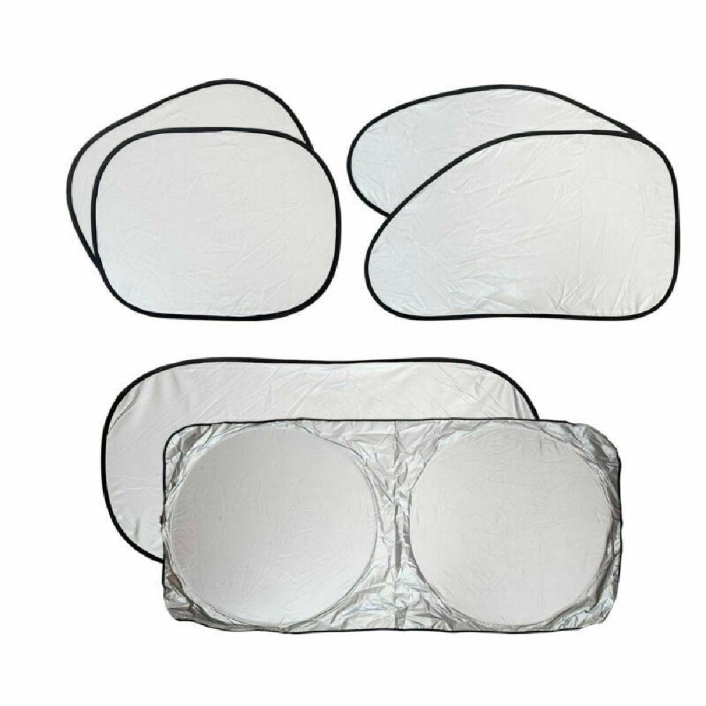 Riloer 6 Stück Auto Windschutzscheibe Sonnenschutz Visier Großer Faltbarer Sonnenschutz für LKW Van Block Cover Riloer 6 Stück Auto Windschutzscheibe Sonnenschutz Visier Großer Faltbarer Sonnenschutz für LKW Van Block Cover von Riloer