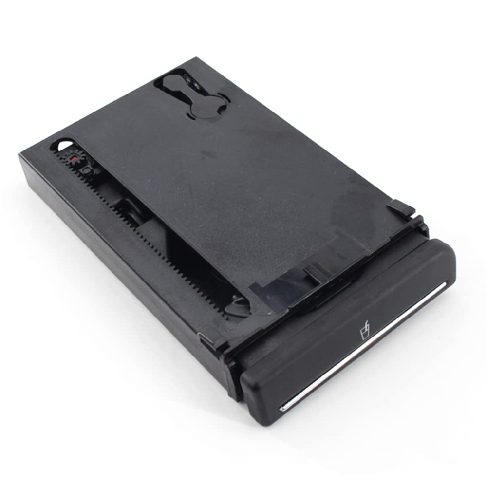 Riloer ABS mattschwarz oder plattierter Auto-Getränkehalter Linkslenker oder Rechtslenker 8E1862534H 8E2862534L kompatibel mit Audi A4 B6 B7 2001–2008 von Riloer