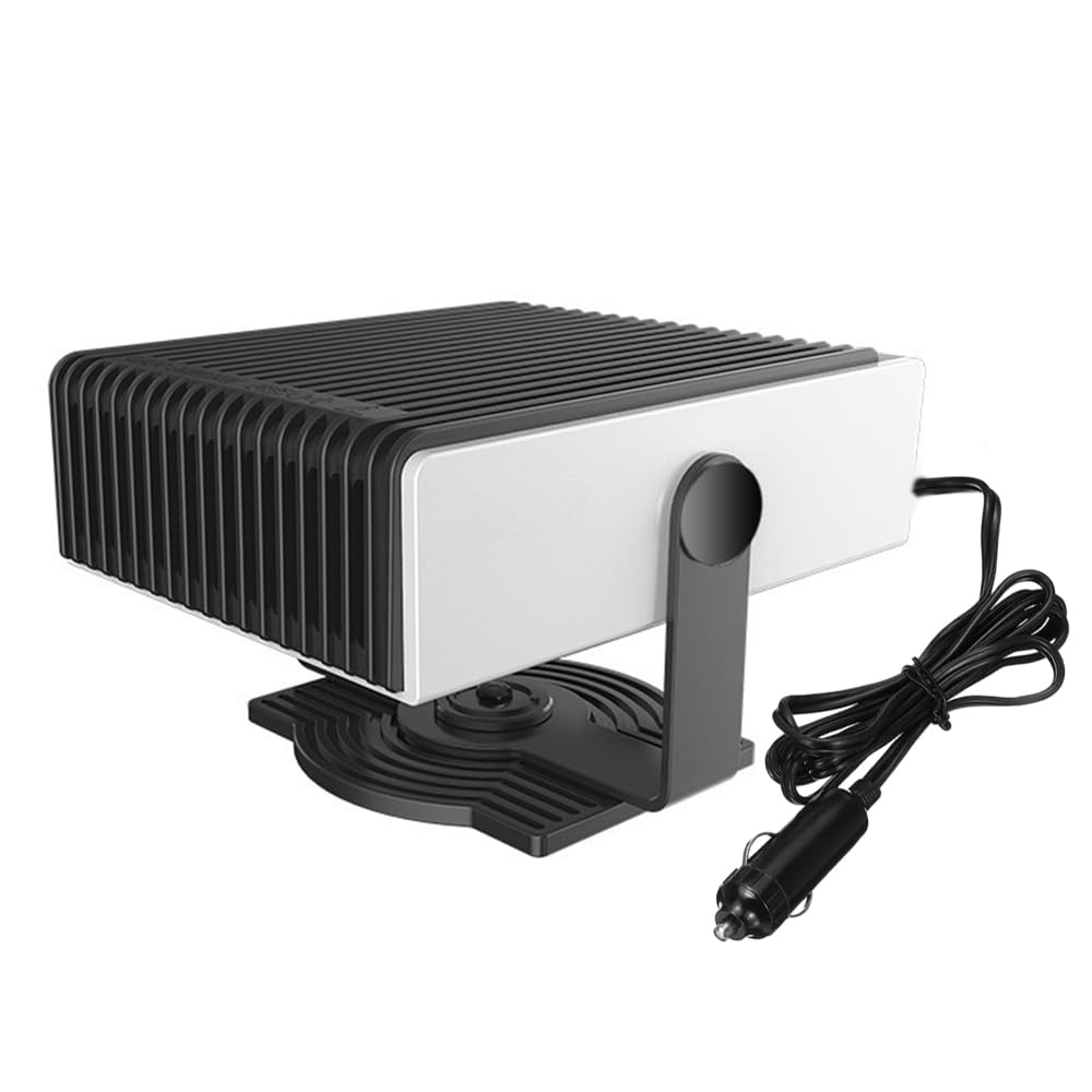 Riloer Auto-Heizung, 12 V, 150 W, tragbar, 2-in-1, schnelles Aufheizen und Kühlen, Auto-Zubehör, Windschutzscheiben-Entfroster, der heiße Luft bläst Riloer Auto-Heizung, 12 V, 150 W, tragbar, 2-in-1, schnelles Aufheizen und Kühlen, Auto-Zubehör, Windschutzscheiben-Entfroster, der heiße Luft bläst von Riloer