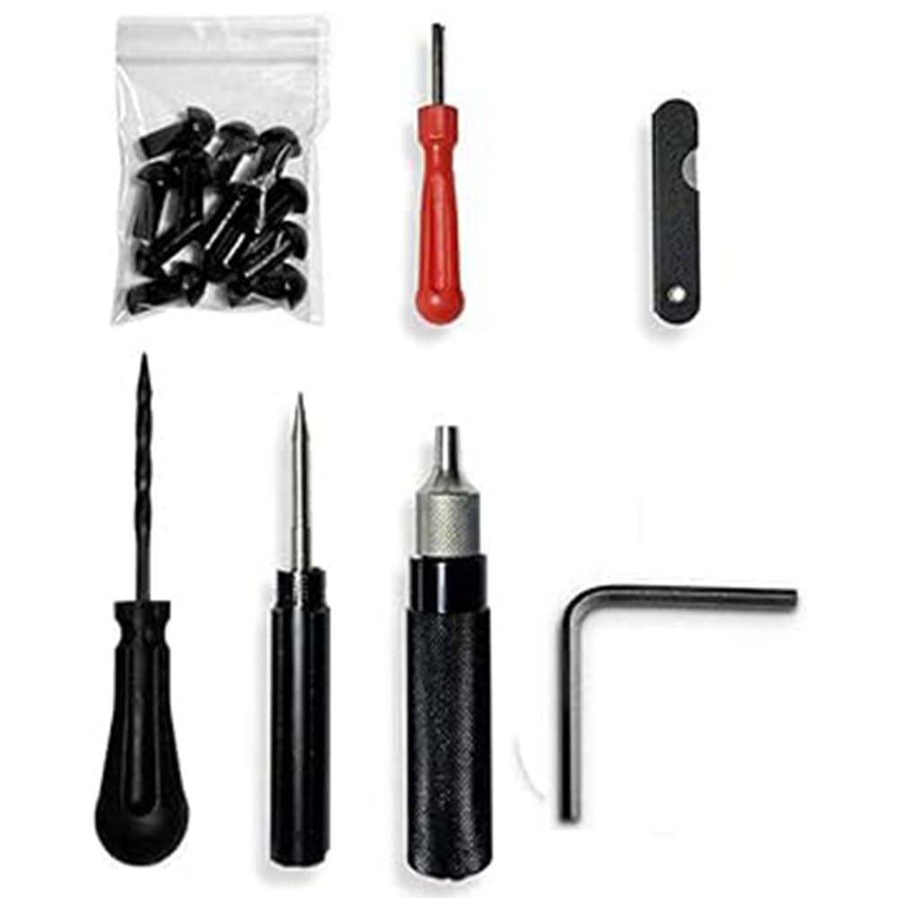 Riloer Car Motorcycle Reifenreparatur Plugger Tools Set Reifenradreparatursatz Pilzstecker Sondendüse Riloer Car Motorcycle Reifenreparatur Plugger Tools Set Reifenradreparatursatz Pilzstecker Sondendüse von Riloer