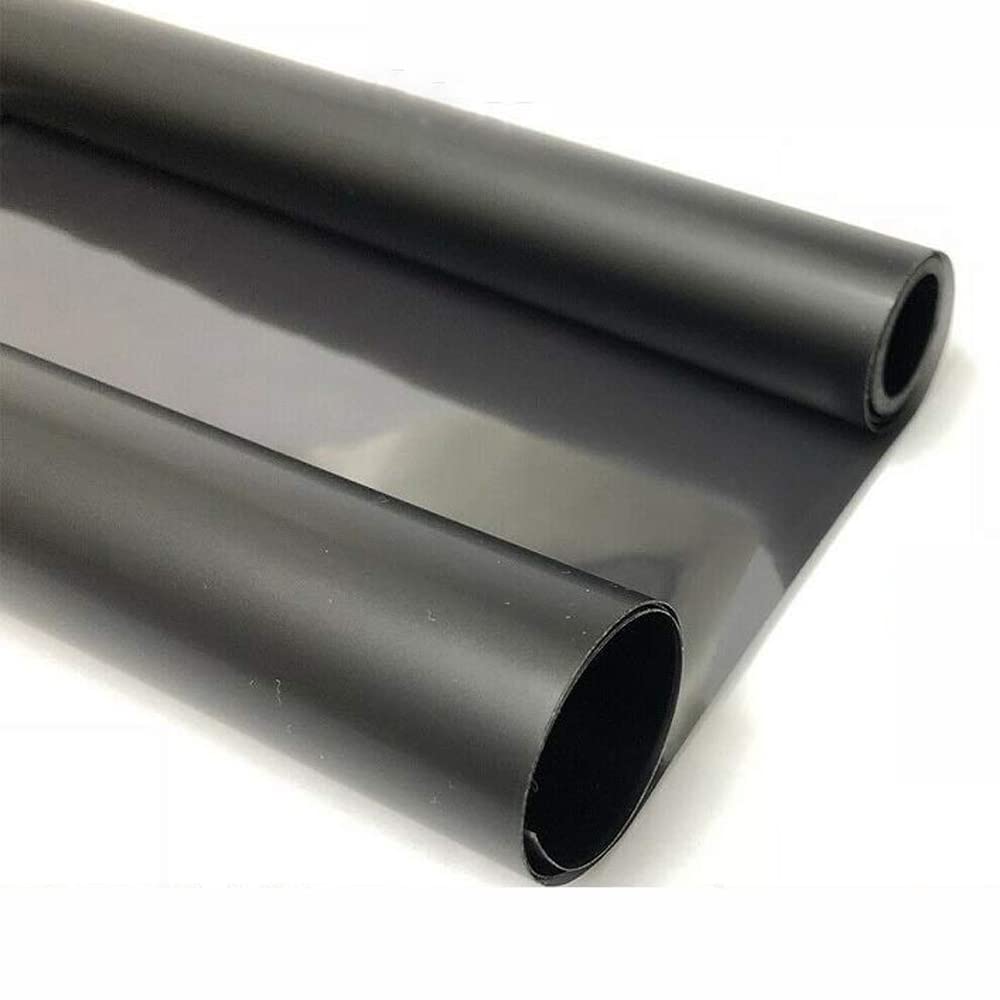 Riloer Car Vinyl Tint Film, wasserdichte Selbstklebstoff -Schutzfilm, Universal für Auto -Scheinwerfer Nebel Leicht -Seitenmarker Leichte Windschiffe, 30 * 180 cm matt schwarz von Riloer