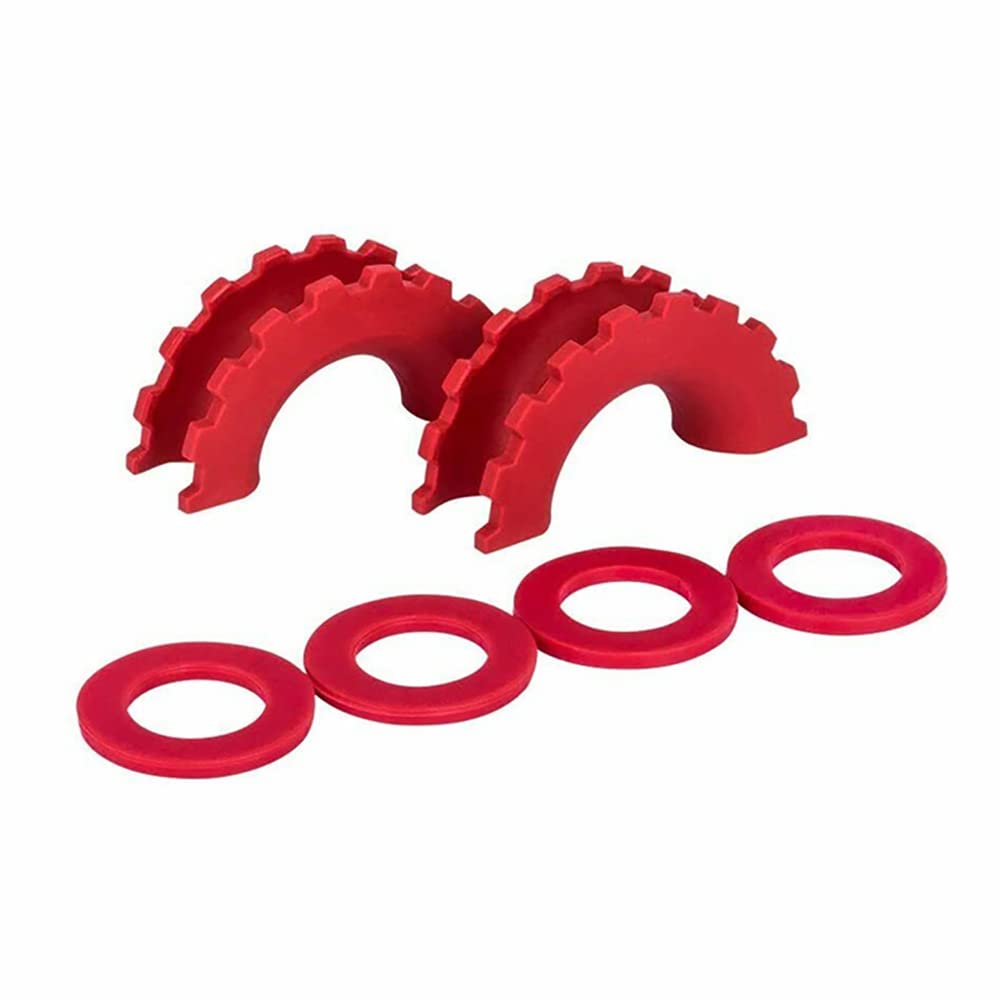 Riloer D-Ring-Schäkel-Isolator mit Unterlegscheiben, Anhänger-Schäkel-Stoßschutz, für 3/4"- oder 5/8"-Schäkel von Riloer