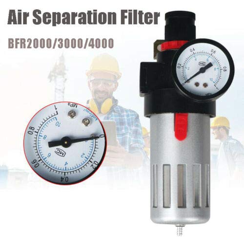 Riloer Luftkompressor Öl Wasserabscheider Regler Manometer BFR2000 / 3000/4000 Filterfalle von Riloer