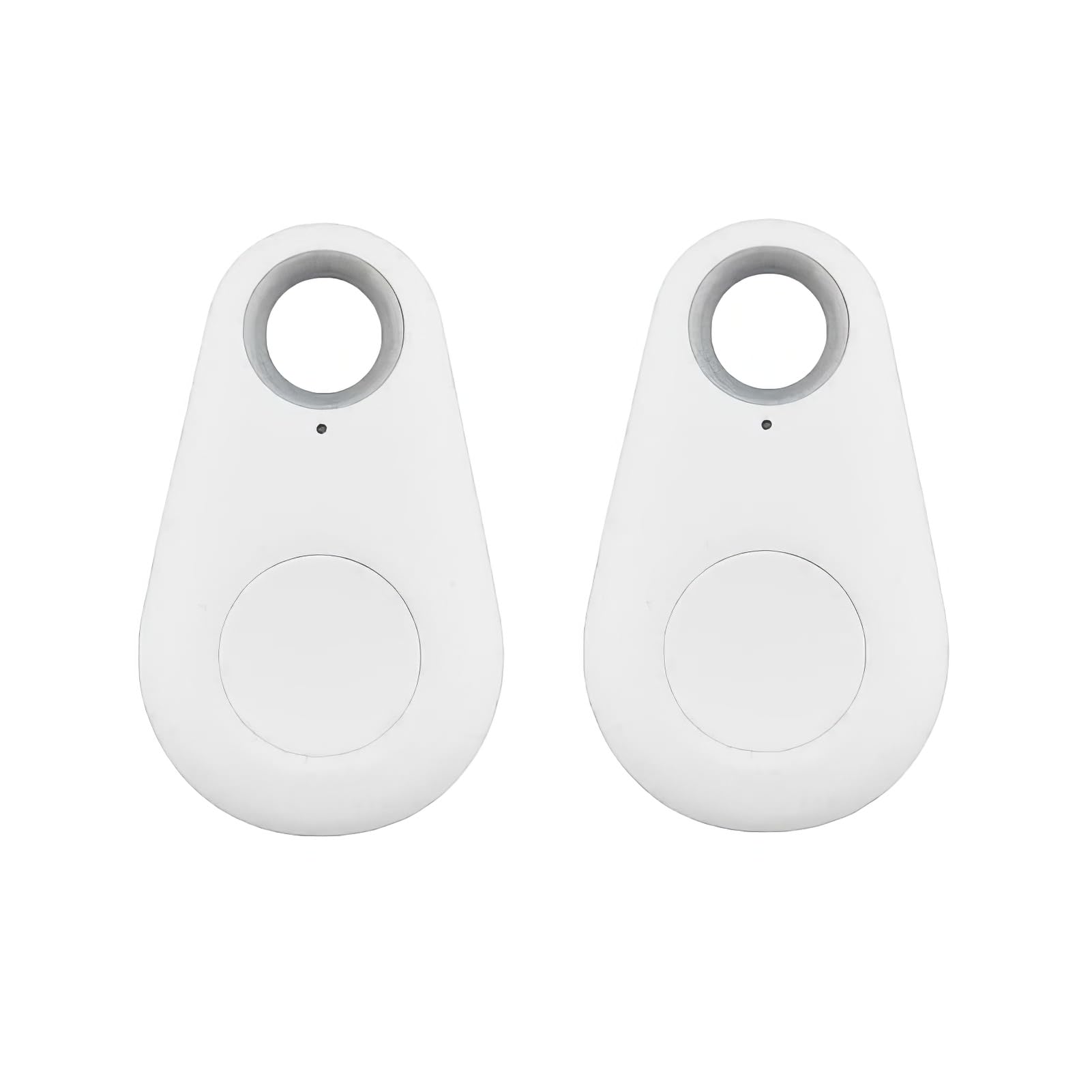 Riloer Mini Smart Bluetooth 4.0 GPS-Tracker-Finder, geeignet für Auto-Babyschlüssel-Haustierortungsalarm, 2X Weiß von Riloer