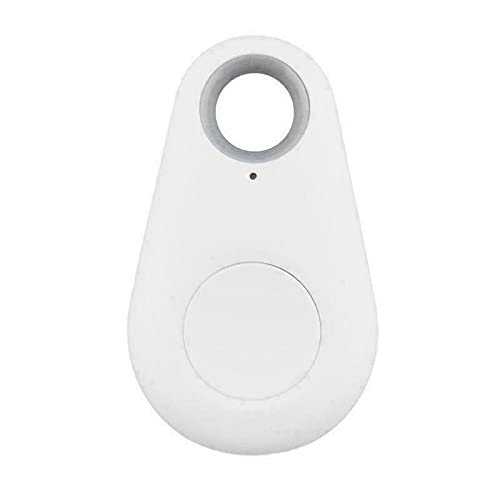 Riloer Mini Smart Bluetooth 4.0 GPS-Tracker-Finder, geeignet für Auto-Babyschlüssel-Haustierortungsalarm, 1x Weiß von Riloer
