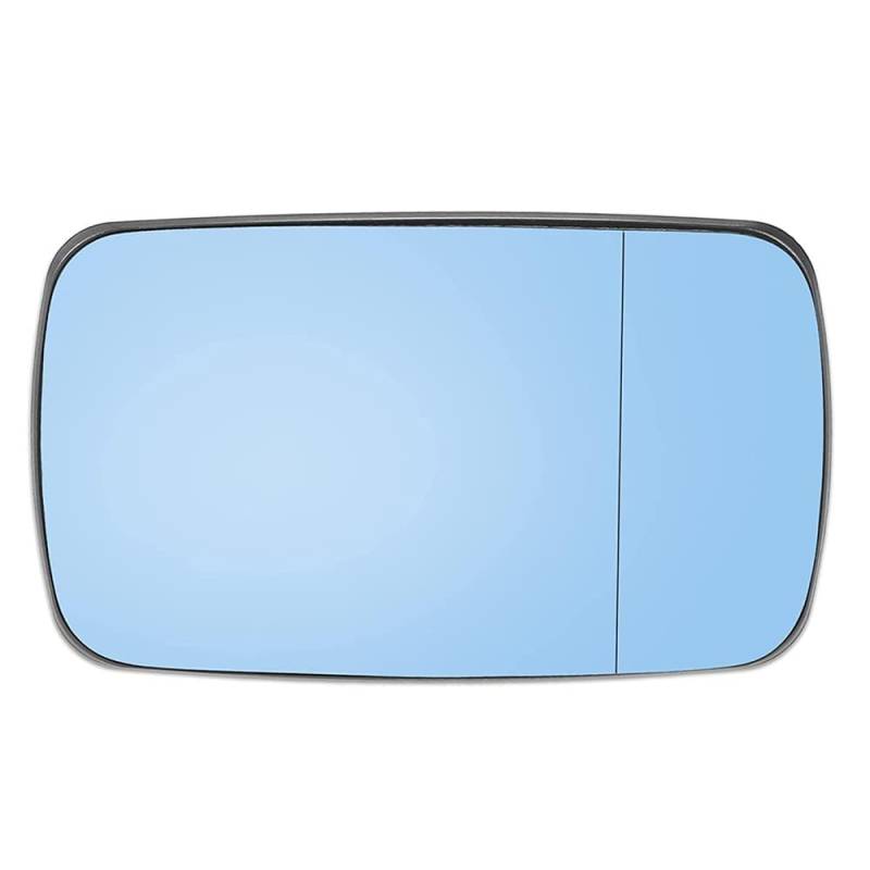 Riloer Rear view mirror left/right for car, mirror mirror glass white/blue tinted, suitable for B-M-W Series 3 E46 318i 320i 325i 330i 1998-2006, 51168250438 von Riloer