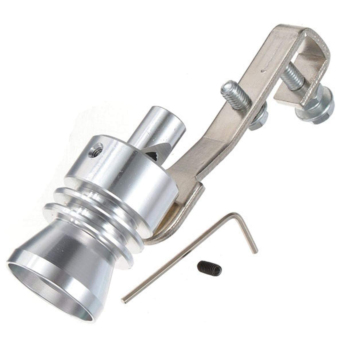 Riloer Schalldämpfer Auto Turbo Auspuff Pfeife - Universal Auto Motorrad Schalldämpfer Auspuff Pfeife, für Auto Auto Fahrzeug Lautes Abblaseventil Sound Roar Maker, L. Riloer Schalldämpfer Auto Turbo Auspuff Pfeife - Universal Auto Motorrad Schalldämpfer Auspuff Pfeife, für Auto Auto Fahrzeug Lautes Abblaseventil Sound Roar Maker, L. von Riloer
