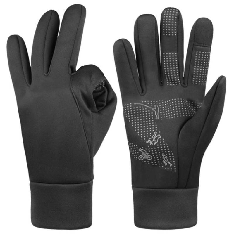 Riloer Winter-Motorradhandschuhe Street Bike Vollfinger-Motorradhandschuhe Motorrad Motocross Sporthandschuhe Touch Recognition Warme wasserdichte Moto-Handschuhe XL von Riloer