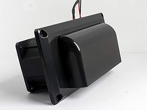 Universeller Seitenlüftungsluftventilator für 12V Black RV Camper Caravan Trailer Entlüftungsgitter von Riloer