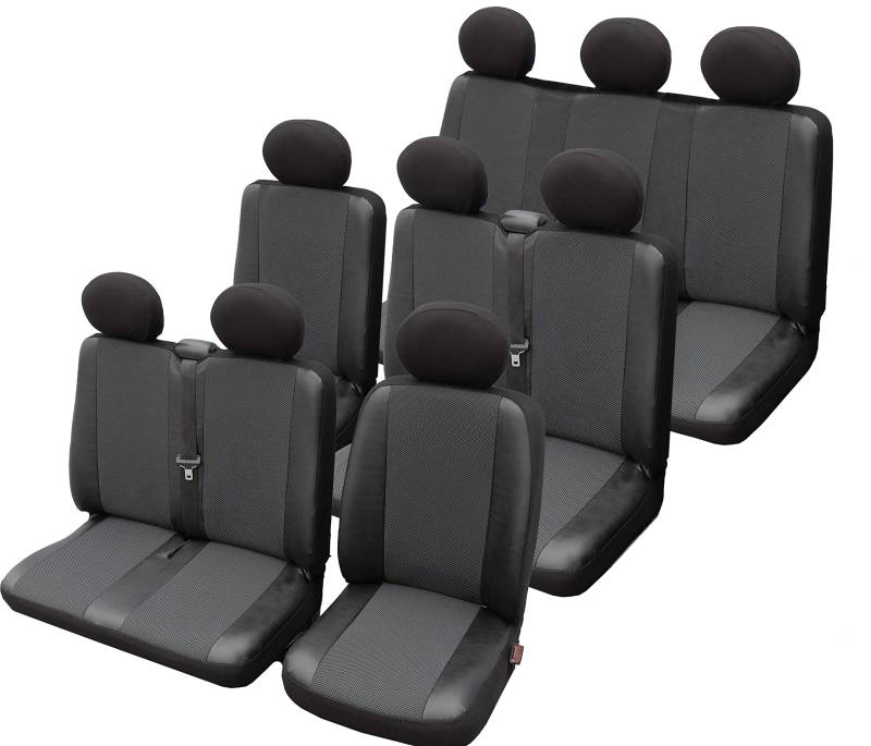 Maßgefertigte Autositzbezüge kompatibel mit Opel Vivaro I Bus 9-Sitzer Elegance von ERJOT