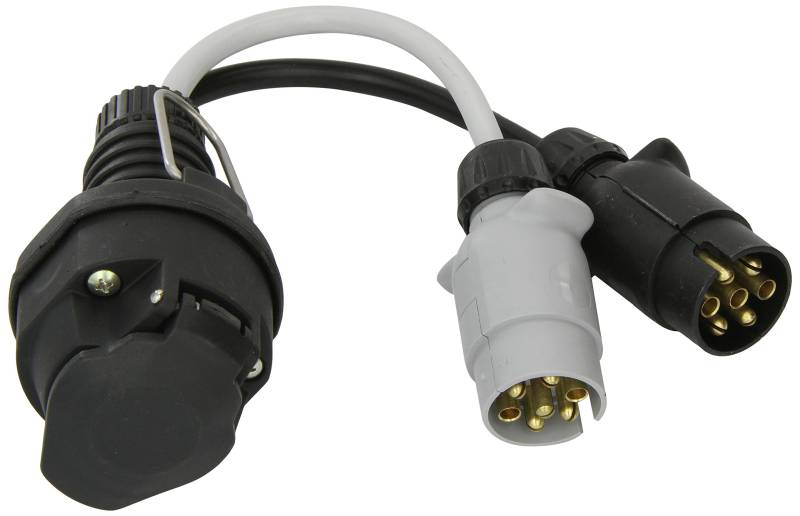 Ring Automotive 12N & 12S Anhängersteckeradapter – vorverdrahtet für einfache Nutzung von Ring