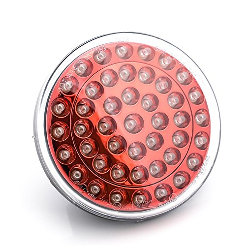 Ring Automotive bl387rr Nebelschlussleuchte rund LED-Licht, 122 mm, 24 V, Rot Reflektoren mit Flying führt von Ring
