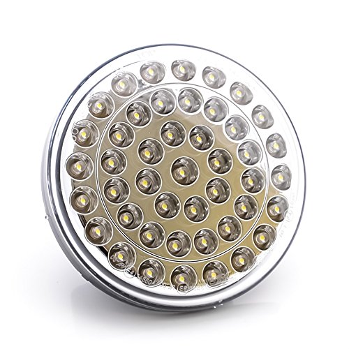 Ring Automotive bl389ss Rückfahrkamera rund LED Rücklicht, 122 mm, 24 V, silber Reflektoren mit Flying führt von Ring