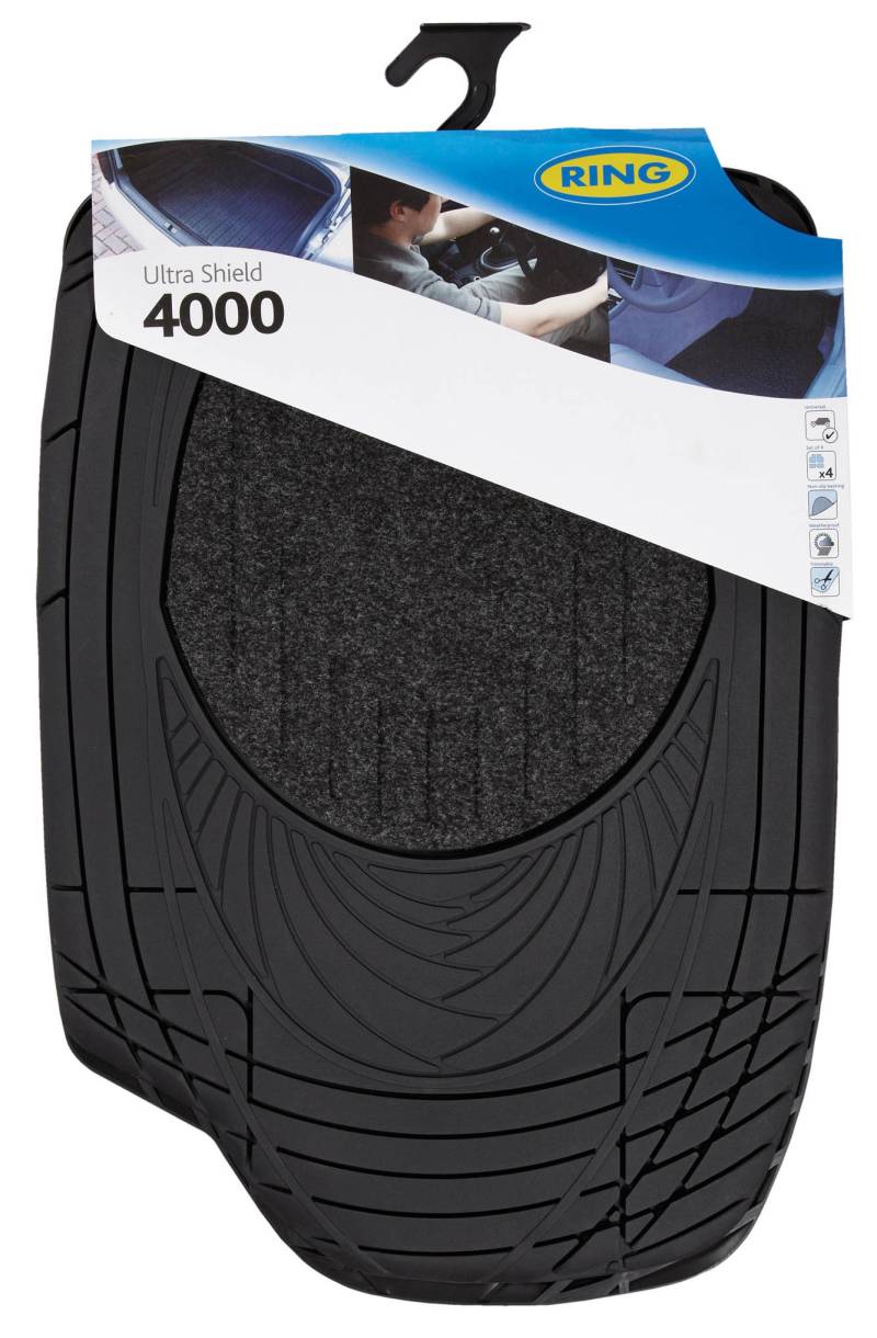 Ring Automotive RMAT17 PKW Fußmatten Universal, Ultra Shield 4000 von Ring