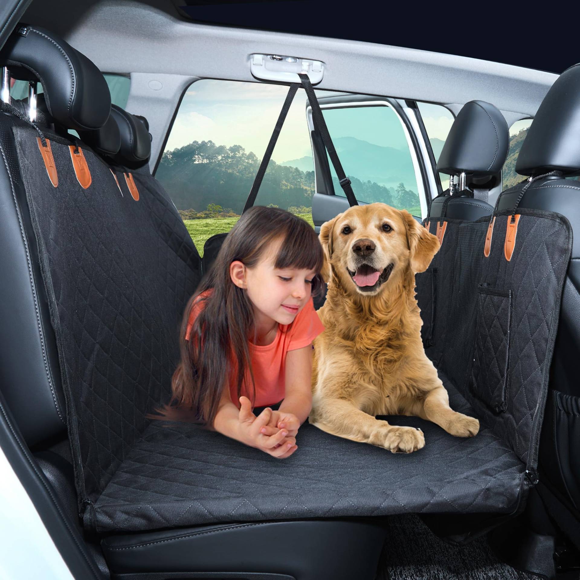Hundedecke Auto Rückbank, Auto Hundedecke Rücksitz mit Hartboden, Autoschondecke Hund Rücksitz Verbreitert, Autodecke Hund Rückbank Wasserdicht Kratzfest - Autodecke Hund Rückbank Universal Hundedecke Auto Rückbank, Auto Hundedecke Rücksitz mit Hartboden, Autoschondecke Hund Rücksitz Verbreitert, Autodecke Hund Rückbank Wasserdicht Kratzfest - Autodecke Hund Rückbank Universal von Rinling