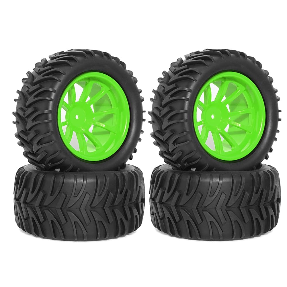Rinteea RC-Reifen 1/10 -Reifen und Felgen Ferngesteuerte -Reifen Grün Rinteea RC-Reifen 1/10 -Reifen und Felgen Ferngesteuerte -Reifen Grün von Rinteea