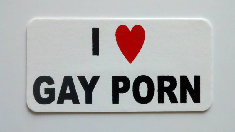 Aufkleber Autoaufkleber JDM Die Hart - 3 - I Love Gay Porn Hard Hat Helmet Stickers 50mmx25mm von Ritrama