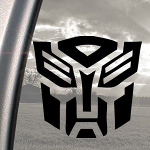 Transformers Aufkleber Autobot-Logo, für Auto, Schwarz von Ritrama