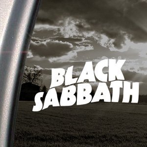Ritrama Black Sabbath Aufkleber Ozzy Metal Band Fensteraufkleber von Ritrama