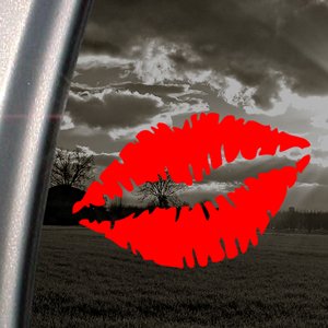 Ritrama Frauenmund, sexy Lippen, roter Aufkleber für Auto, LKW, Fenster, roter Sticker von Ritrama