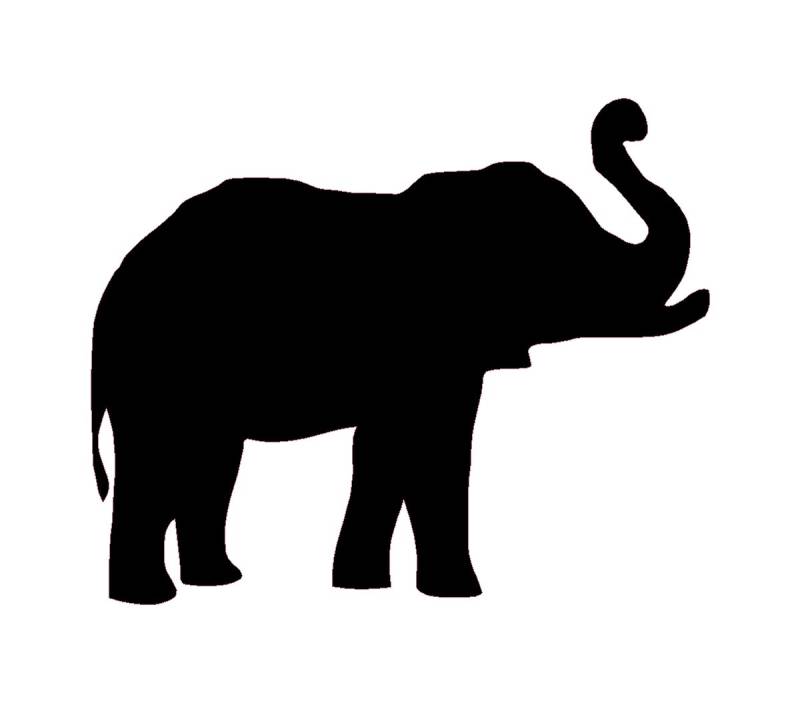 Sassy Stickers Elefanten-Aufkleber für Auto, LKW, Stoßstange, Fenster von Ritrama