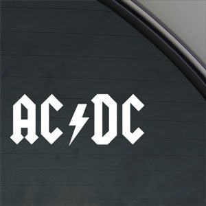 ACDC Rockband-Aufkleber, Sticker für Auto, Lkw, Stoßstange, Fenster von Ritrama
