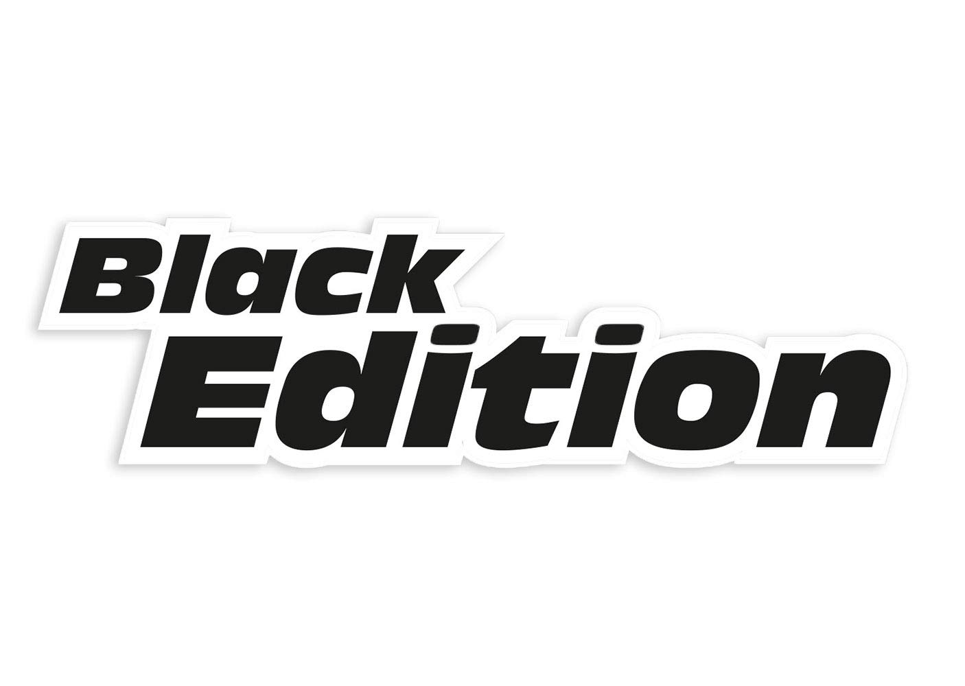Aufkleber Black Edition Sticker Autoaufkleber Sticker Waschstrassenfest UV-Beständig Premium Edition von Ritter Mediendesign