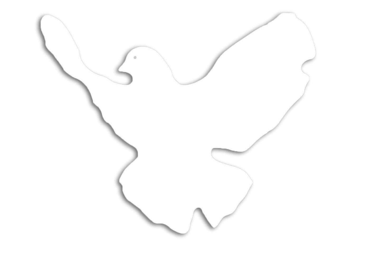 Aufkleber Friedenstaube Autoaufkleber Peace Sticker Waschstrassenfest UV-Beständig Premium Edition von Ritter Mediendesign