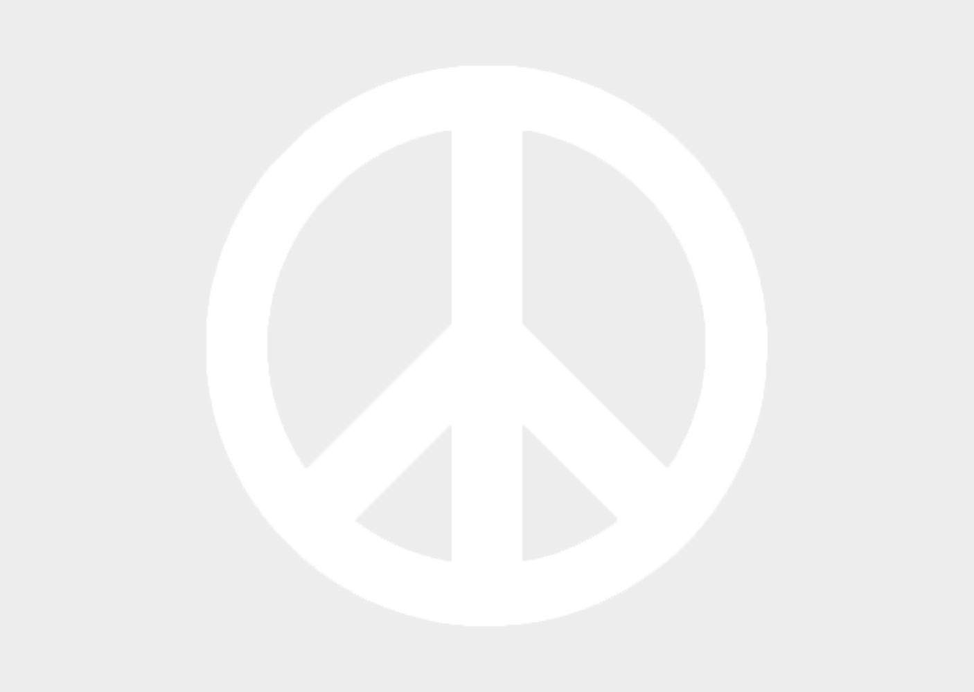 Aufkleber Peace Zeichen Frieden Symbol Autoaufkleber Waschstrassenfest UV-Beständig Premium Edition von Ritter Mediendesign