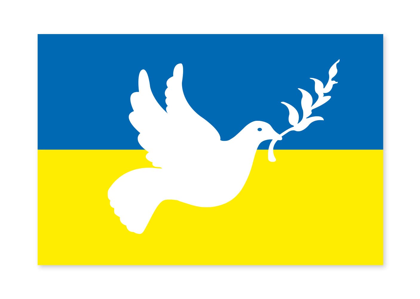 Ritter Mediendesign Premium Aufkleber Peace Sticker Friedenstaube Ukraine Fahne Auto Vespa Camper Wohnmobil Motorrad Waschanlagenfest Witterungs- und UV-beständig Ritter Mediendesign Premium Aufkleber Peace Sticker Friedenstaube Ukraine Fahne Auto Vespa Camper Wohnmobil Motorrad Waschanlagenfest Witterungs- und UV-beständig von Ritter Mediendesign