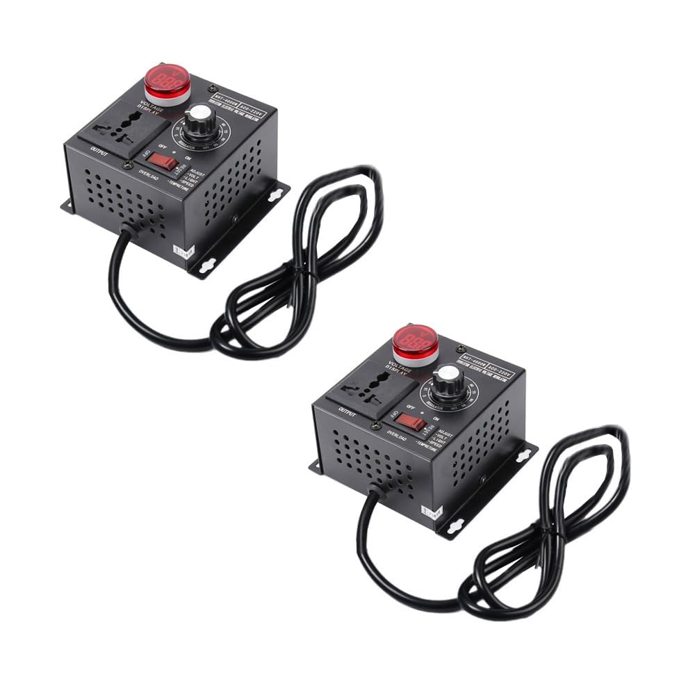 2PCS AC Motor Speed Controller 120V Fan Speed Voltage Regulator with Rheostat Electric Motor Precision Control for 15A 110V 2PCS AC Motor Speed Controller 120V Fan Speed Voltage Regulator with Rheostat Electric Motor Precision Control for 15A 110V von Rivermidfish DE