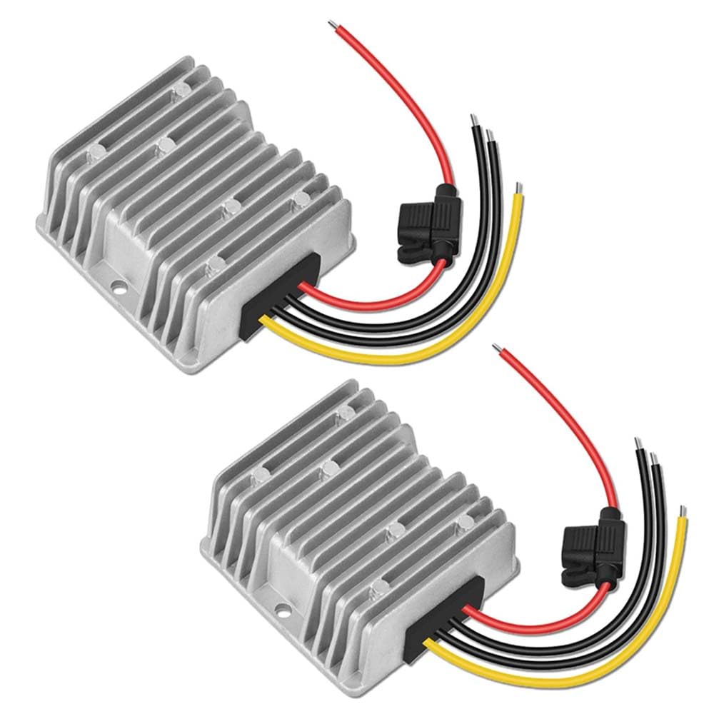 2PCS DC20V-60V to 12V Converter 20A 240W 24V 36V 48V Buck Down to 12V Converter Voltage Regulator Reducer with Fuse Transformer 2PCS DC20V-60V to 12V Converter 20A 240W 24V 36V 48V Buck Down to 12V Converter Voltage Regulator Reducer with Fuse Transformer von Rivermidfish DE