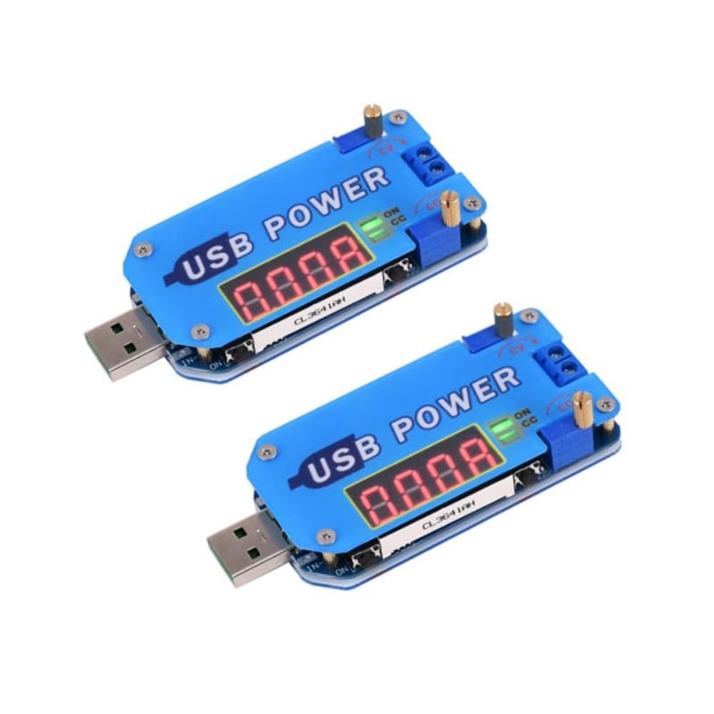 2PCS DP2 15W USB Boost Up Buck Down Voltage Converter DC-DC 5V to 3.3V 9V 12V 24V 30V Buck-Boost USB Power Supply Module with Shell 2PCS DP2 15W USB Boost Up Buck Down Voltage Converter DC-DC 5V to 3.3V 9V 12V 24V 30V Buck-Boost USB Power Supply Module with Shell von Rivermidfish DE