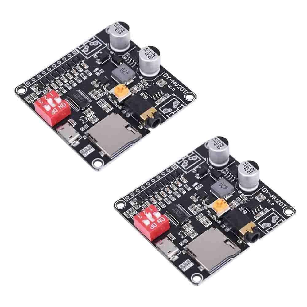 2PCS DY-HV20T HV20T 20W Voice Playback Module DC 6-35V Sound Board USB Downloadable Music Player 24-bit DAC Output MP3 2PCS DY-HV20T HV20T 20W Voice Playback Module DC 6-35V Sound Board USB Downloadable Music Player 24-bit DAC Output MP3 von Rivermidfish DE