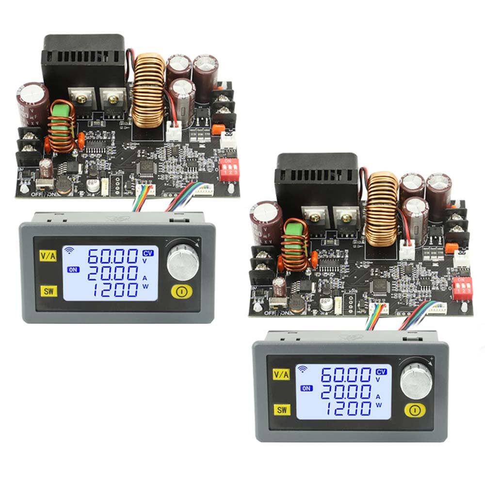 2PCS XY6020L CNC DC Buck Converter 6-70V to 0-60V 20A 1200W DC 5V 9V 12V 24V 36V 48V 60V Fixed Output Voltage Power Supply Voltage Regulator Boost Down Module 2PCS XY6020L CNC DC Buck Converter 6-70V to 0-60V 20A 1200W DC 5V 9V 12V 24V 36V 48V 60V Fixed Output Voltage Power Supply Voltage Regulator Boost Down Module von Rivermidfish DE