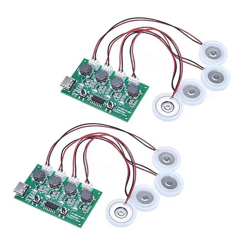 2Pcs DIY Humidifier Module Kit with Control Driver Board DC 5V 2.5-3W 2Pcs DIY Humidifier Module Kit with Control Driver Board DC 5V 2.5-3W von Rivermidfish DE