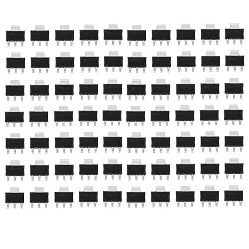350pcs Voltage Regulator SOT-223 Kit 7 Values 1.2V 1.5V 1.8V 2.5V 3.3V 5V ADJ SMD Transistor Each 50pcs von Rivermidfish DE