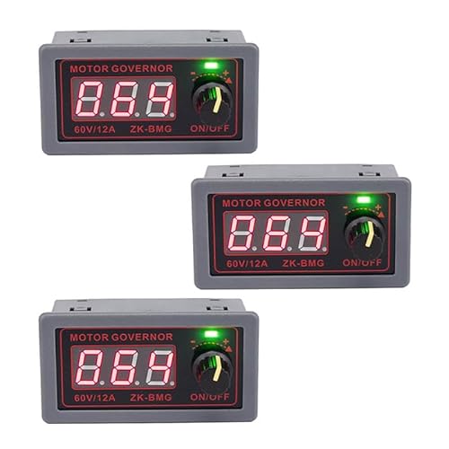 3Pcs ZK-BMG PWM Motor Speed Controller DC 12V 24V 60V 500W Driver Module 9-60V 12A 500W von Rivermidfish DE