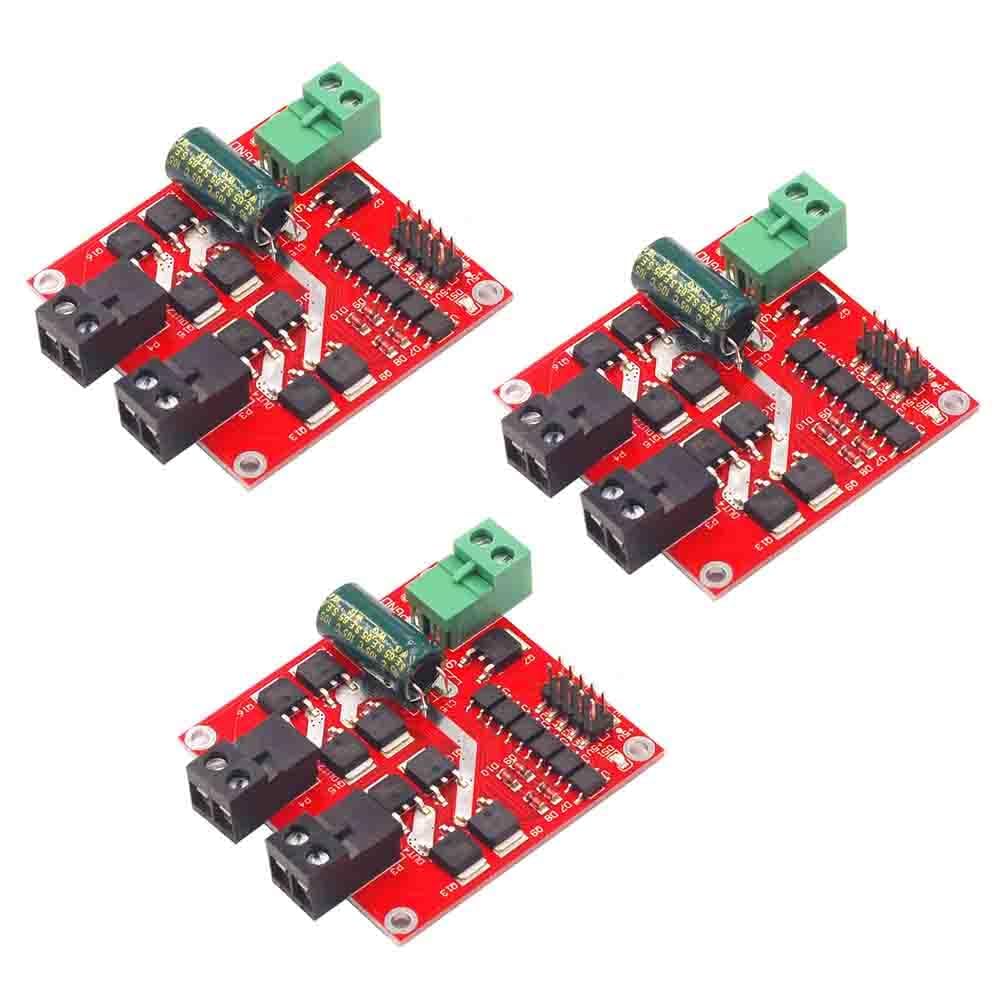 3pcs DC Motor Driver Dual H Bridge Motor Speed Controller DC 6.5V-27V 7A PWM Motor Regulator Board 12V 24V Electric Motor Control Module 160W with Optocoupler Isolation 3pcs DC Motor Driver Dual H Bridge Motor Speed Controller DC 6.5V-27V 7A PWM Motor Regulator Board 12V 24V Electric Motor Control Module 160W with Optocoupler Isolation von Rivermidfish DE