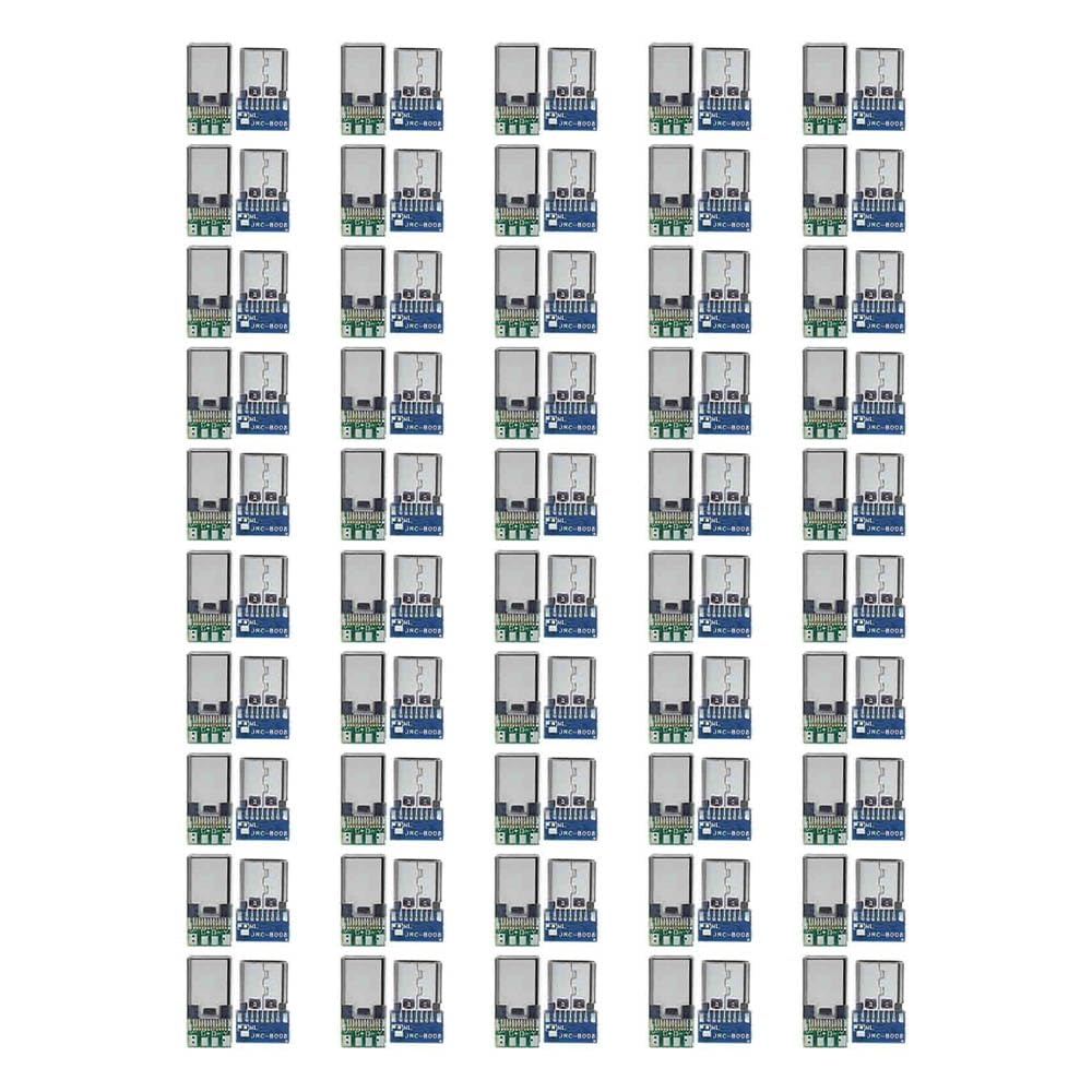 50sets USB 3.1 Type C Connector Male and Female Plug Socket Adapter Each 25PCS USB C Breakout Board Module 50sets USB 3.1 Type C Connector Male and Female Plug Socket Adapter Each 25PCS USB C Breakout Board Module von Rivermidfish DE
