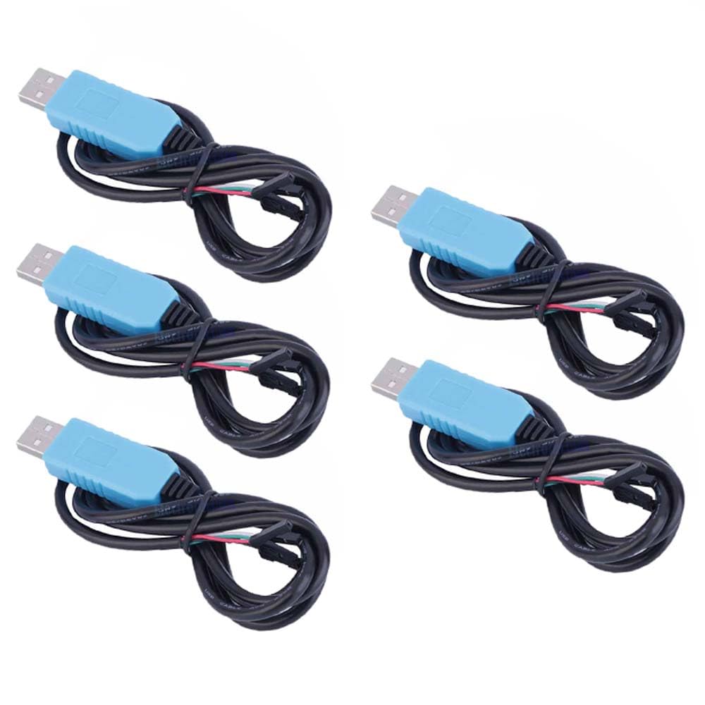 5PCS 1M 3.3FT 232RL USB to TTL Serial 3.3V Logic Level Converter Adapter Breakout Board Cable Debug Programmer Module USB A Male 5PCS 1M 3.3FT 232RL USB to TTL Serial 3.3V Logic Level Converter Adapter Breakout Board Cable Debug Programmer Module USB A Male von Rivermidfish DE